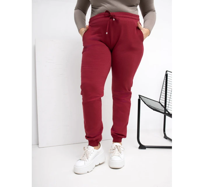 RV DR 6301.88 tepláky bordó