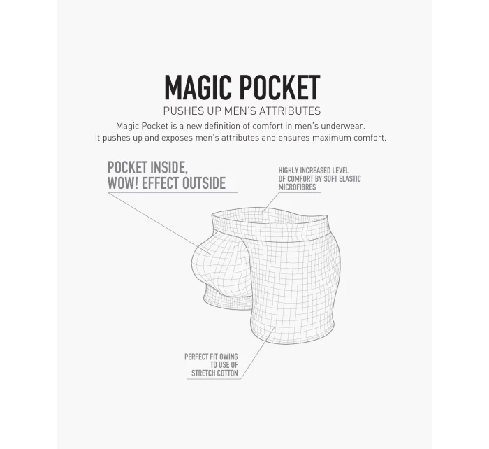 Bokserki męskie Magic Pocket