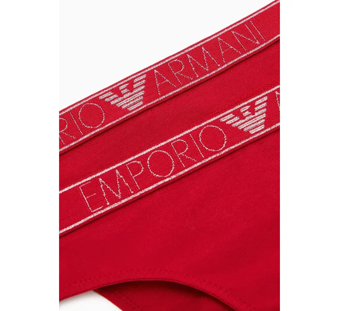 Dámské tanga 2PACK červené model 19015175 - Emporio Armani Dámské tanga 2PACK červené model 19015175 - Emporio Armani