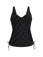 Horní díl tankin Malaika Top tankini 8889-1 black - RosaFaia