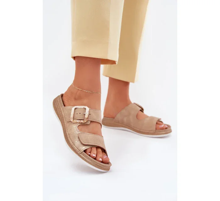 Pantofle model 214738 Step in style Pantofle model 214738 Step in style