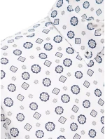 Pánské bílé tričko s krátkým rukávem Dstreet model 21969095 - FashionStreet