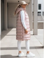 Dámská prošívaná vesta GANTINI růžová FashionStreet TY3740