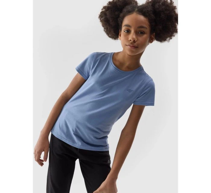 Dívčí tričko ze 100% bavlny 4F Junior