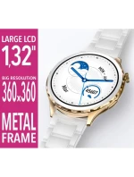 Dámské chytré hodinky Gold + Strap Pink model 21804967 - RUBICON Dámské chytré hodinky Gold + Strap Pink model 21804967 - RUBICON