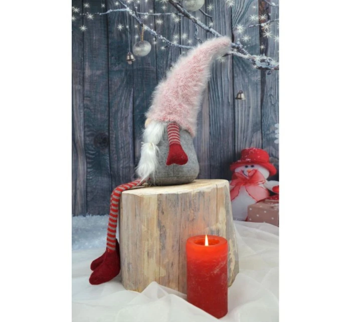 DÁMA TRPASLÍK S HUŇATÝM KLOBOUKEM 45+36CM