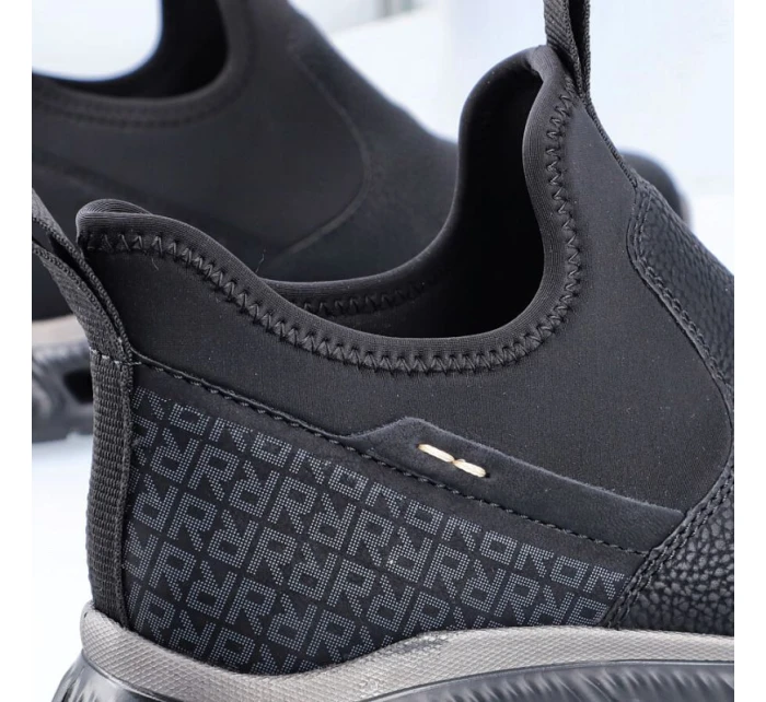 Rieker W RKR616 černá nazouvací pohodlná kotníková obuv