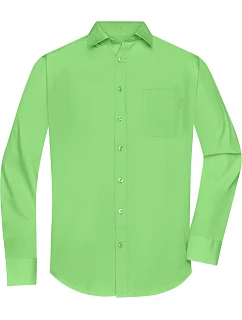 Daiber JN 678 Popelínová košile s dlouhým rukávem 02.0678 lime green