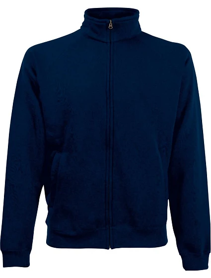 Fruit of the Loom Premium Sweat Jacket Mikina 16.2228 deep navy Fruit of the Loom Premium Sweat Jacket Mikina 16.2228 deep navy