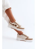 Dámské tenisky na platformě béžové Zeparine Dámské tenisky na platformě béžové Zeparine