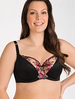 Dámská podprsenka K101/1 Gaby Černá vor - Gorsenia