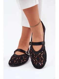 baleríny s páskem černé model 21699878 - Boto