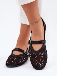 baleríny s páskem černé model 21699878 - Boto