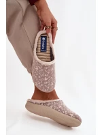 Dámské pantofle Love model 21714585 Béžové - Inblu