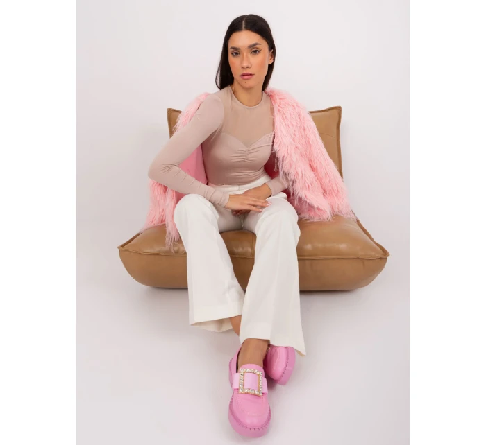 Bunda AT KR 2359.96P světle růžová Bunda AT KR 2359.96P světle růžová