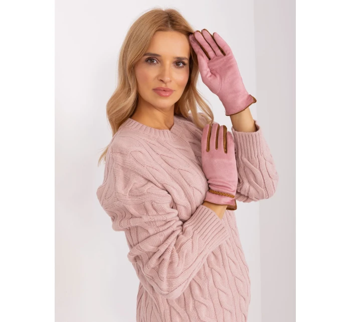 Rukavice AT RK 238601.25P světle růžová