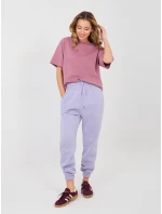 Tepláky CLM DR 1107.98 světle fialové