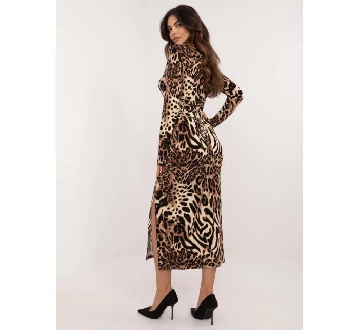 Sukienka LK SK  czarno beżowy model 20616352 - FPrice