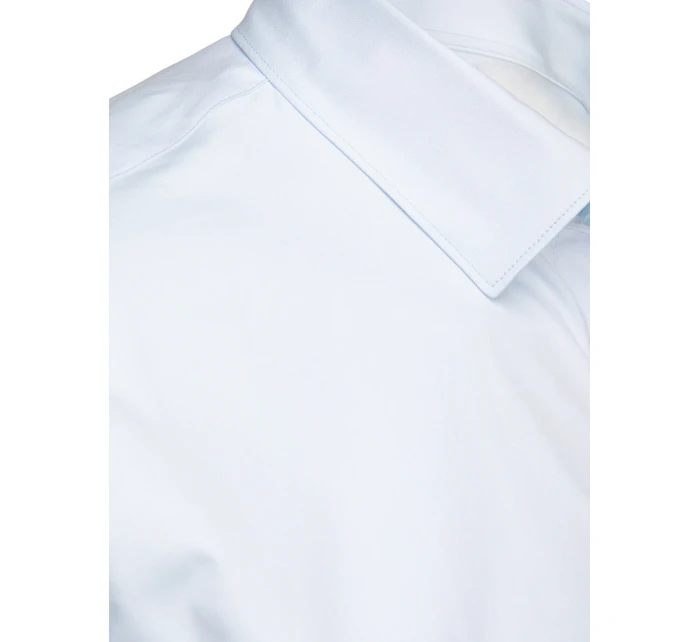 Pánská modrá košile s krátkým rukávem FashionStreet KX1046