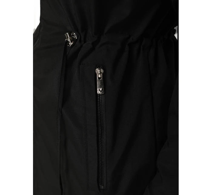 Kurtka damska parka z kapturem czarna model 22007636 - FashionStreet