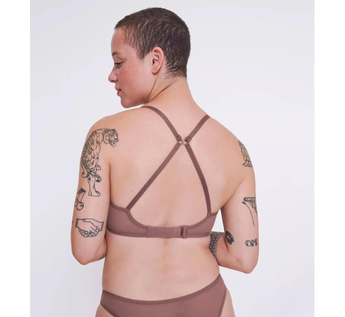 Dámská podprsenka Soft ADAPT P - BROWN - hnědá 1141 - SLOGGI