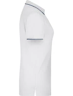 JN Dámské piqué polo s kontrastní légou 02.0 white/navy model 22489035 - Daiber JN Dámské piqué polo s kontrastní légou 02.0 white/navy model 22489035 - Daiber