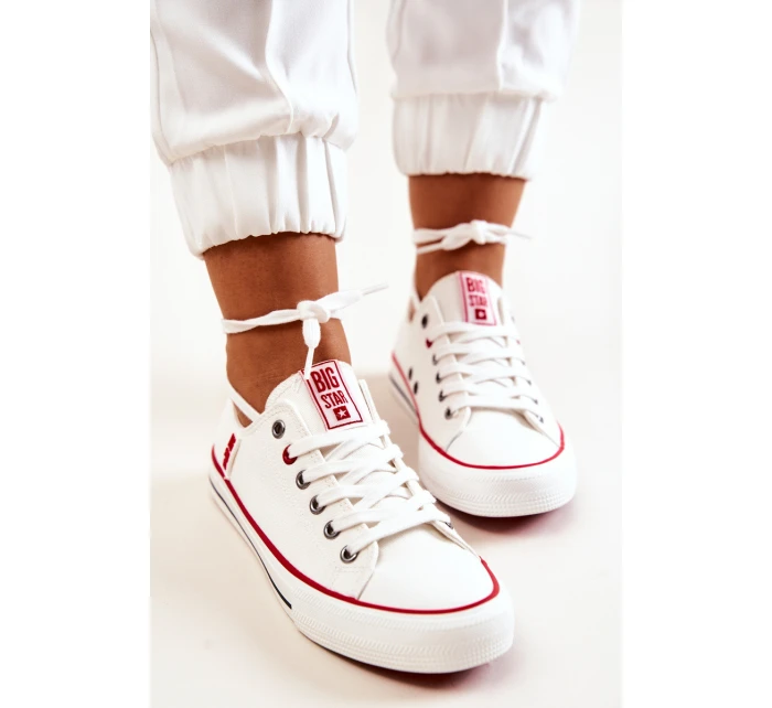 Dámské Tenisky BIG STAR JJ274123 Bílý Dámské Tenisky BIG STAR JJ274123 Bílý