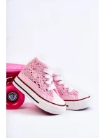 Dětské vysoké tenisky Pink Mona Dětské vysoké tenisky Pink Mona