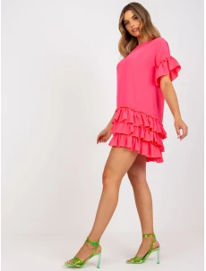 Šaty CHA SK 1422.19 fluo růžová