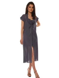 Dlouhý dámský župan 470 model 14682242 - De Lafense