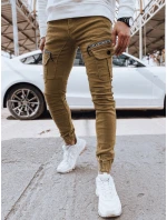 Pánské velbloudí džínové bojové kalhoty FashionStreet UX4360 Pánské velbloudí džínové bojové kalhoty FashionStreet UX4360