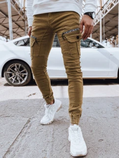 Pánské velbloudí džínové bojové kalhoty FashionStreet UX4360