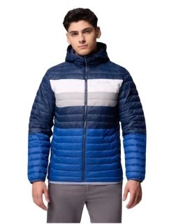 Columbia Powder Pass Bunda s kapucí 2134131433 Blue L