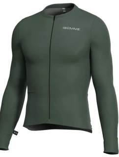 tričko s dlouhým rukávem model 21851045 zelené M - Biemme