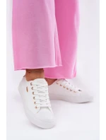 Dámské Textilní Tenisky Big Star RR274766 Bílé Dámské Textilní Tenisky Big Star RR274766 Bílé