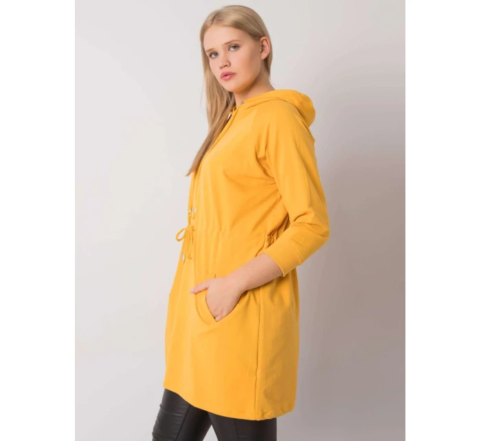 Dámská mikina RV BL 6853.10P tmavě žlutá
