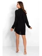 Dámská noční košile Bella Black - Momenti Per Me Dámská noční košile Bella Black - Momenti Per Me