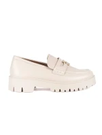 Luxusní mokasíny dámské hnědé platforma Luxusní mokasíny dámské hnědé platforma