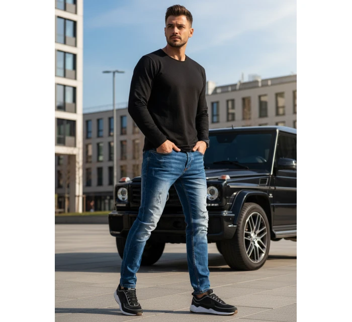 Pánské modré kalhoty Dstreet model 21965180 - FashionStreet