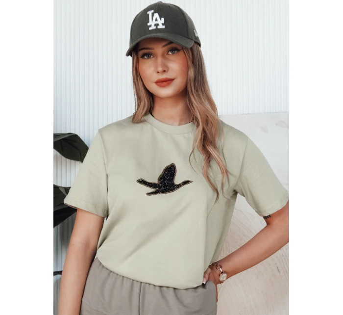 Dámské tričko pistáciová Dstreet model 21976334 - FashionStreet