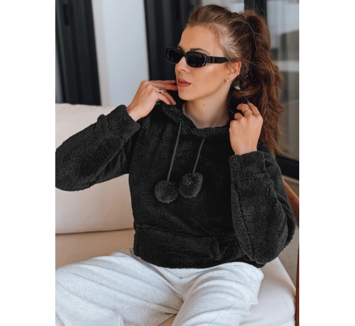 Dámská mikina černá model 21993693 - Dstreet