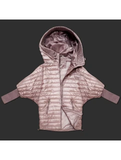 Světle růžová dámská netopýří bunda Minority (P3-6913-52)