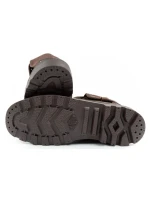 Pánská sportovní obuv Palladium Baggy Coated kotníkové tenisky fashion dark brown