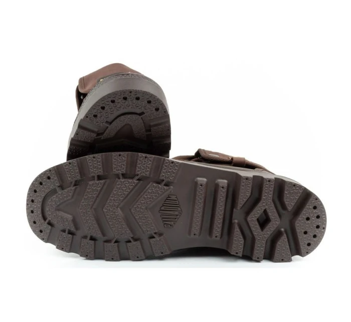 Pánská sportovní obuv Palladium Baggy Coated kotníkové tenisky fashion dark brown