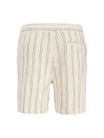 Jack&Jones pánské pruhované šortky JPSTJAIDEN COBA STRIPE JOG SHORTS REG SN 12274413 Antique White Stripes
