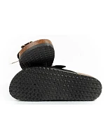 Lee Cooper dámské šněrovací boty slip-on žabky černé semišové pohodlné lehké dámské