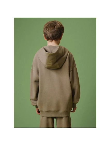 Chlapecká volná mikina s kapucí model 22318296 - 4F Chlapecká volná mikina s kapucí model 22318296 - 4F