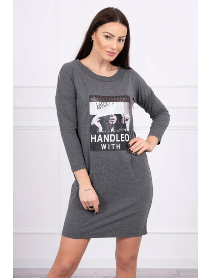 se šaty s potiskem model 18744056 - K-Fashion se šaty s potiskem model 18744056 - K-Fashion