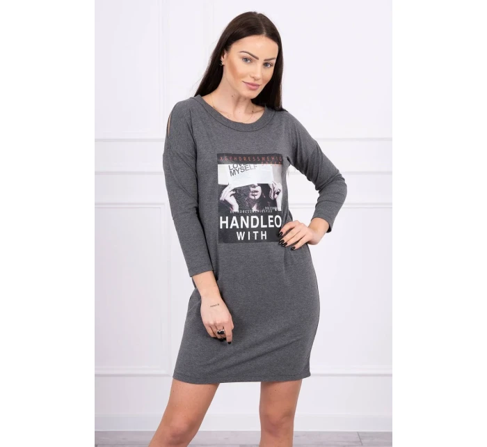 se šaty s potiskem model 18744056 - K-Fashion se šaty s potiskem model 18744056 - K-Fashion