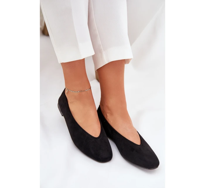 Klasické Baletky Z Eko Černé model 21687307 - Boto Klasické Baletky Z Eko Černé model 21687307 - Boto